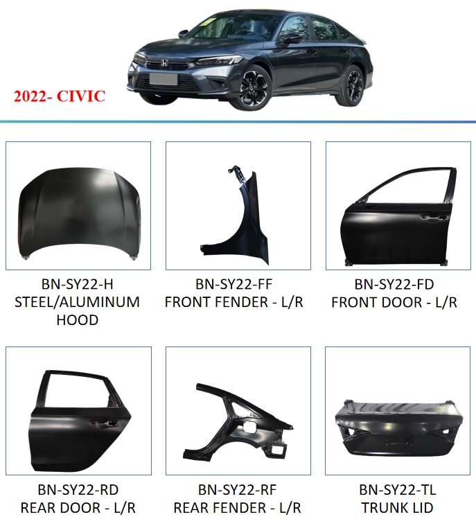 22- Civic related parts